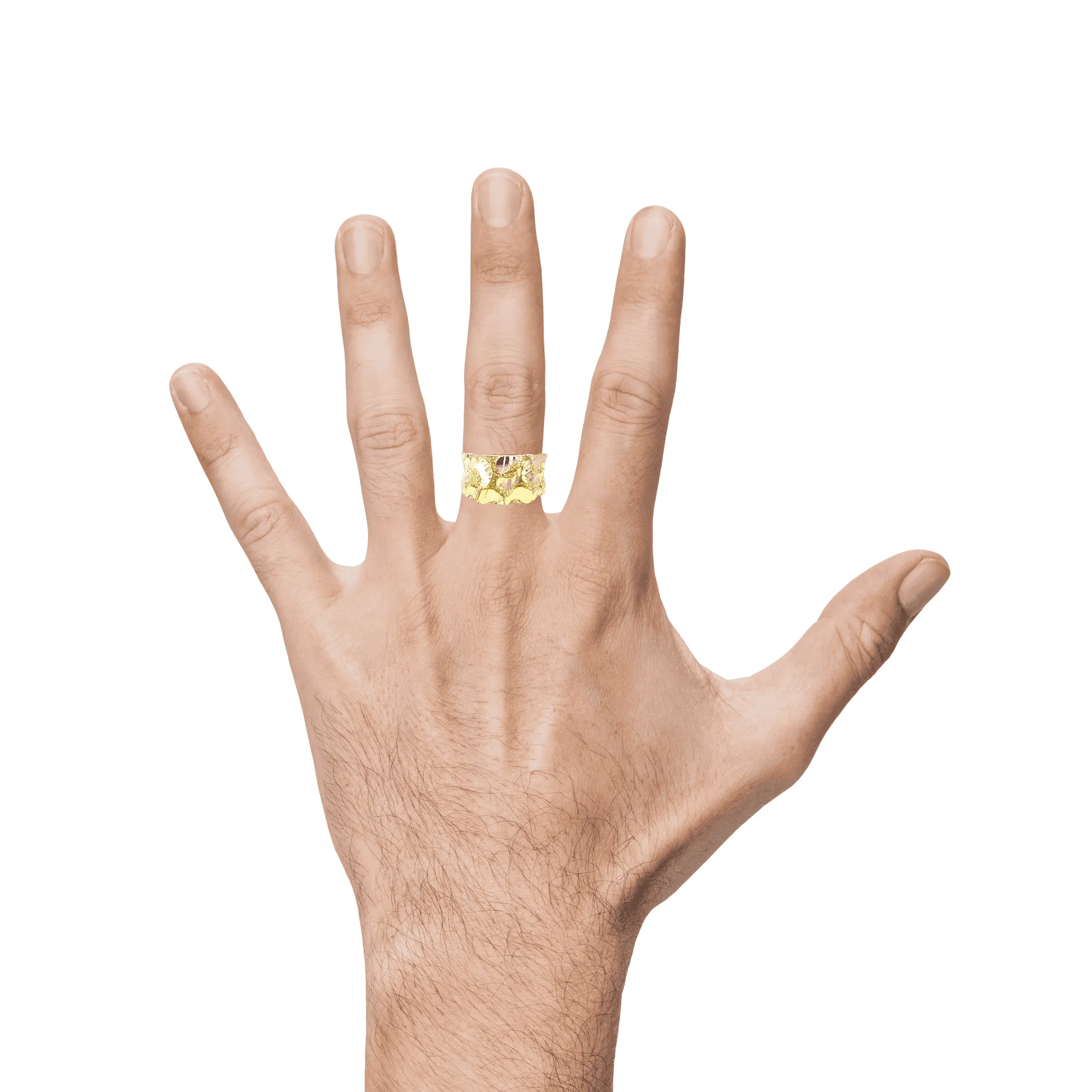 10K Gold Nugget Ring 5.8 Grams