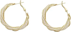 1Pair Minimalist Cuff Earrings for Women Lightweight Hollow Hoop Parties and Everyday Wear Elegant Costume Jewelry present for Friends and Loved Ones