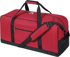 25 inch Travel Duffle Bag for Men - 40L Weekender Overnight Bag for Gym Sport - Red