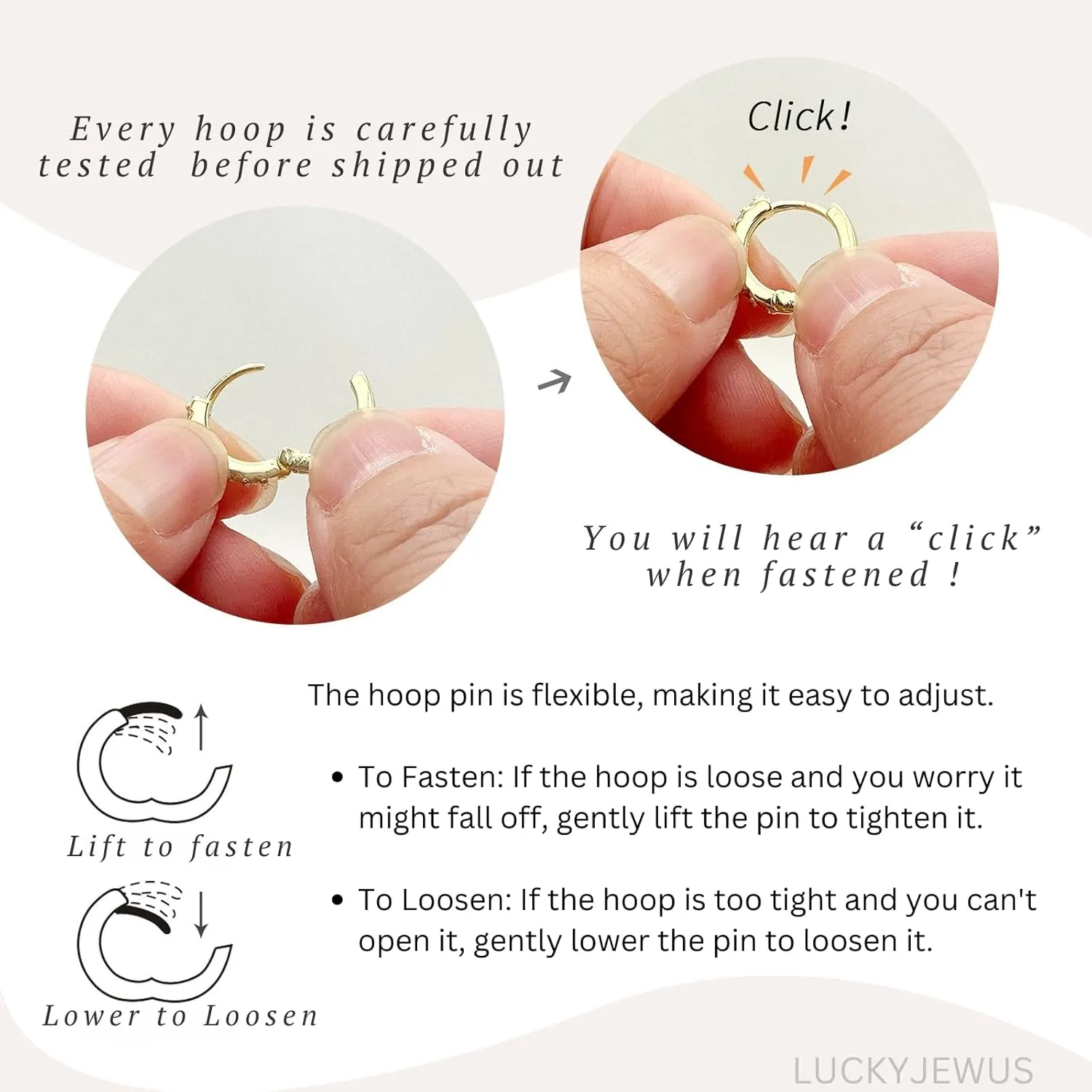 925 Sterling Silver Small Gold Huggie Hoop Earrings for Women Men, 14K Gold Plated Cartilage Hoop Earring, Helix, Tragus, Earlobe Tiny Hoops Lightweight Hypoallergenic Earrings Cuff (1 Pair - 6mm)