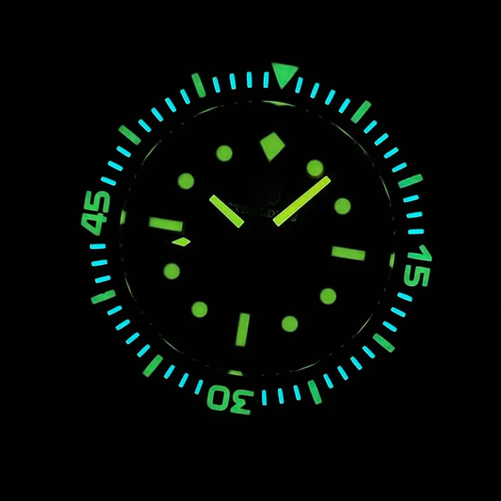 ACHARD AMOY Men Diver Watch 41mm Bronze Diver Automatic Mechanical Wristwatch 30ATM C3 Luminous Sapphire Mirror NH35
