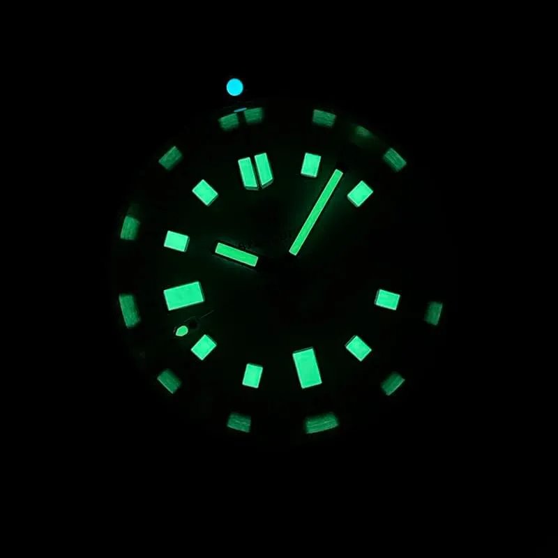 ACHARD AMOY Mens Diver Watches Automatic Watch Turtle 20ATM Mechanical Wristwatch C3 Luminous Sapphire NH35 Steel Bezel