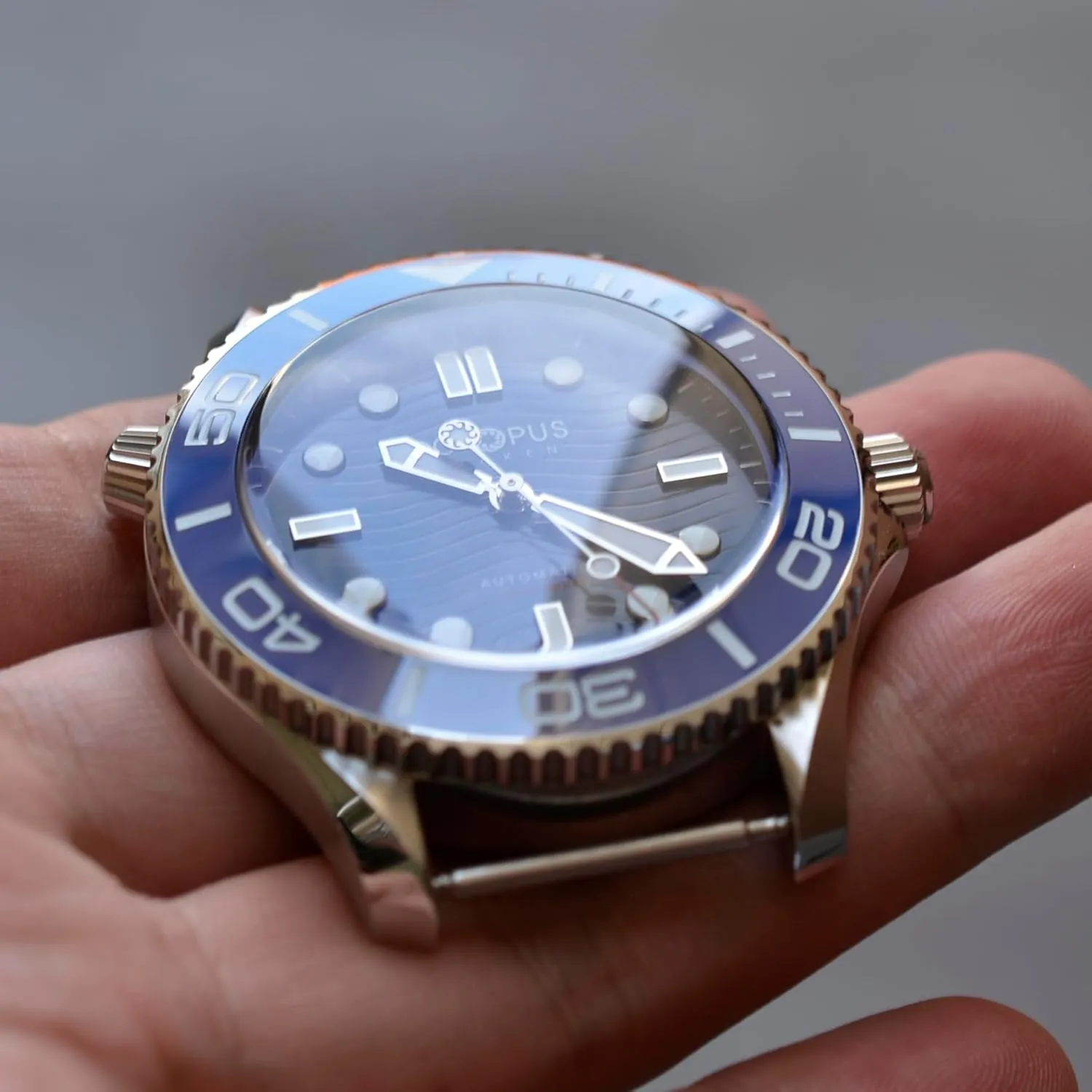 ACHARD Men Automatic Watch 42mm Luxury Mechanical Wristwatch Diver 30ATM BGW-9 Luminous Sapphire Ceramic Bezel Screw Down Crown PT5000