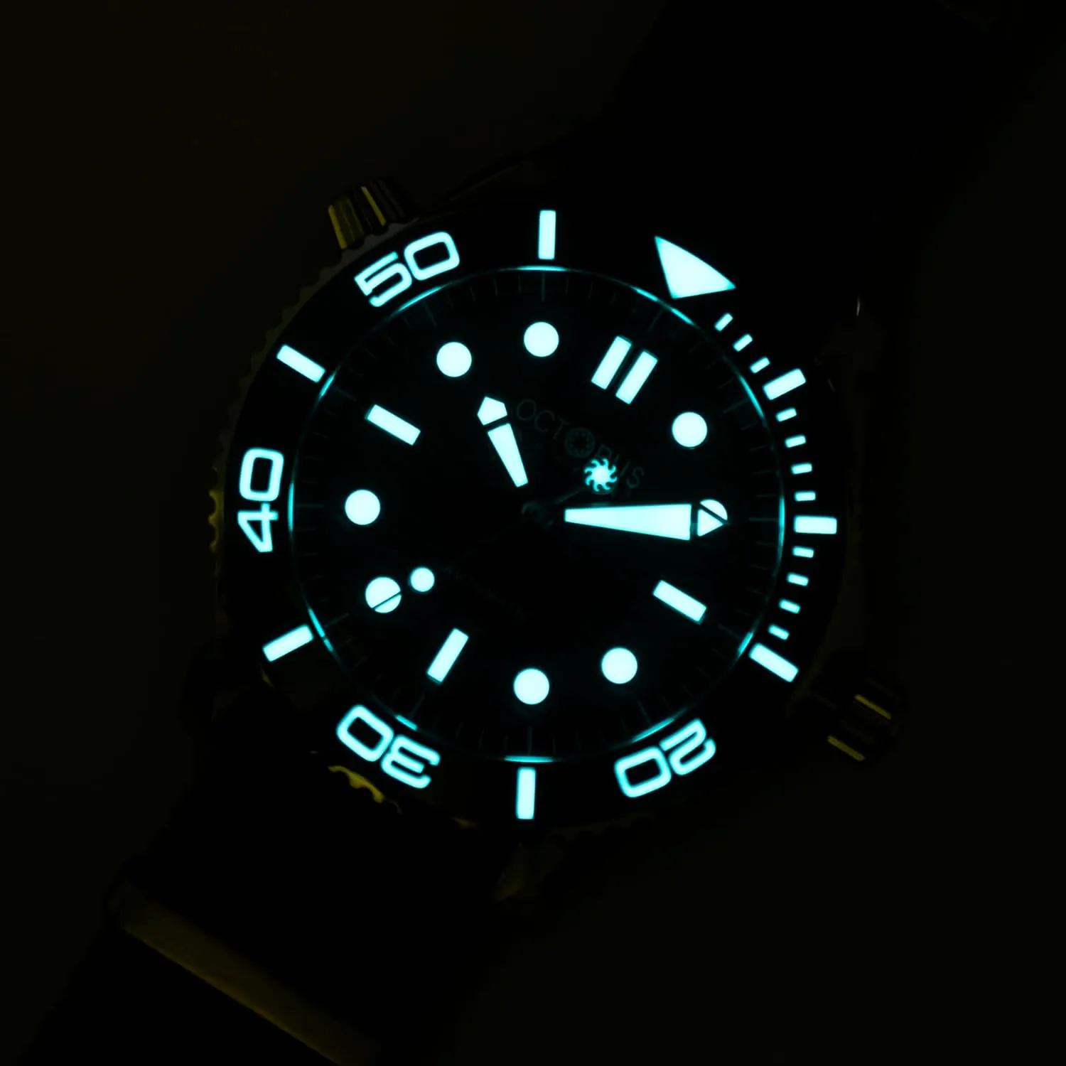 ACHARD Men Automatic Watch 42mm Luxury Mechanical Wristwatch Diver 30ATM BGW-9 Luminous Sapphire Ceramic Bezel Screw Down Crown PT5000