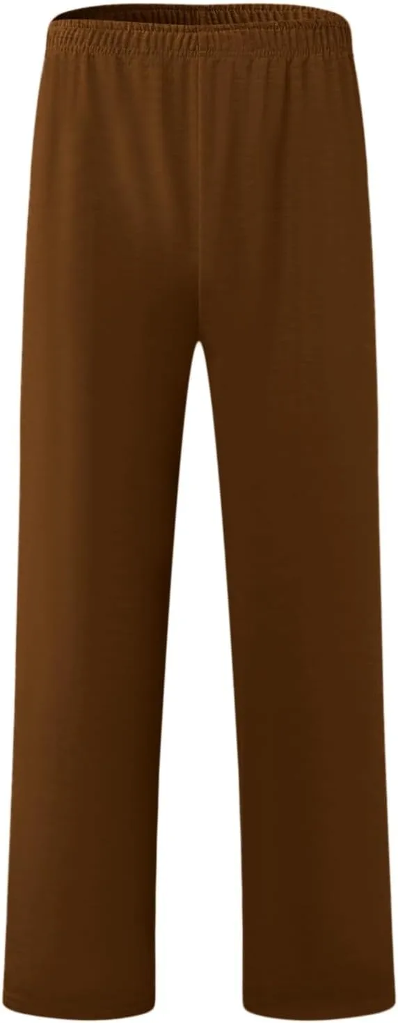 Alalaso Mens Casual Jogger Pants Relaxed Fit Cargo Pants Drawstring Sweatpants Hiking Outdoor Twill Sport Pants