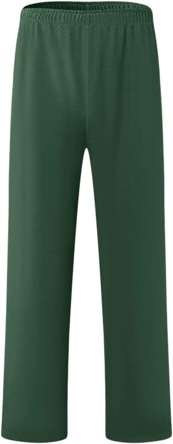 Alalaso Mens Casual Jogger Pants Relaxed Fit Cargo Pants Drawstring Sweatpants Hiking Outdoor Twill Sport Pants