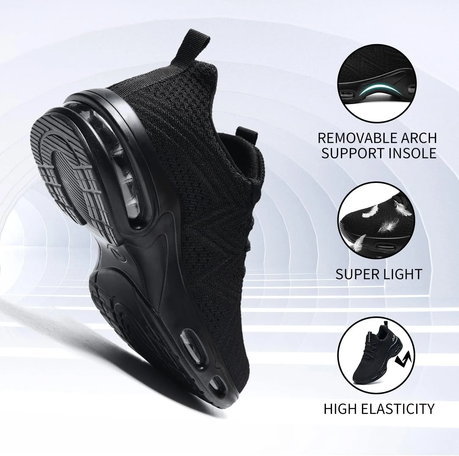 AUPERF Women Air Running Shoes Athletic Tennis Walking Shoes Lightweight Fashion Sneakers for Gym Sport Jogging