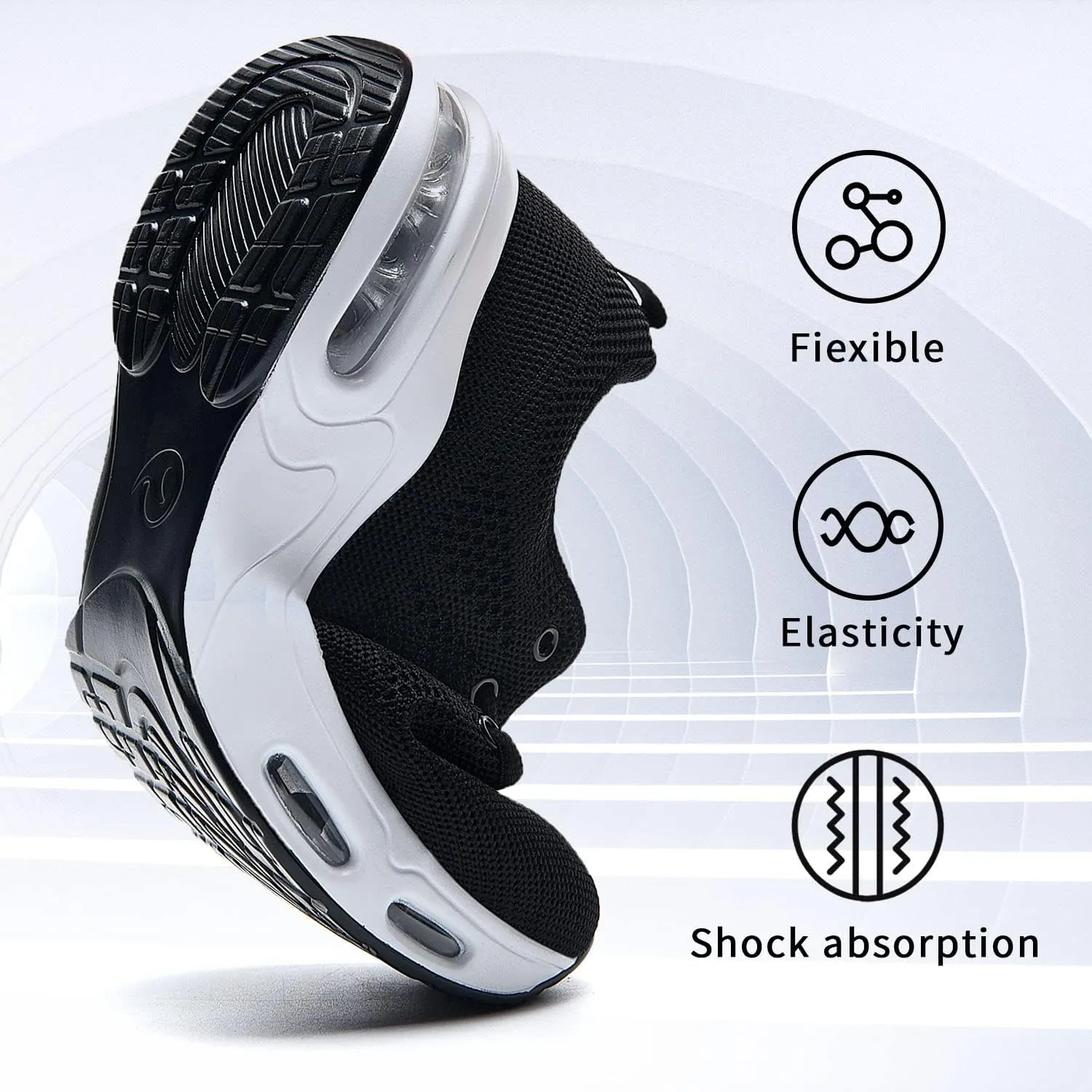 AUPERF Women Air Running Shoes Athletic Tennis Walking Shoes Lightweight Fashion Sneakers for Gym Sport Jogging
