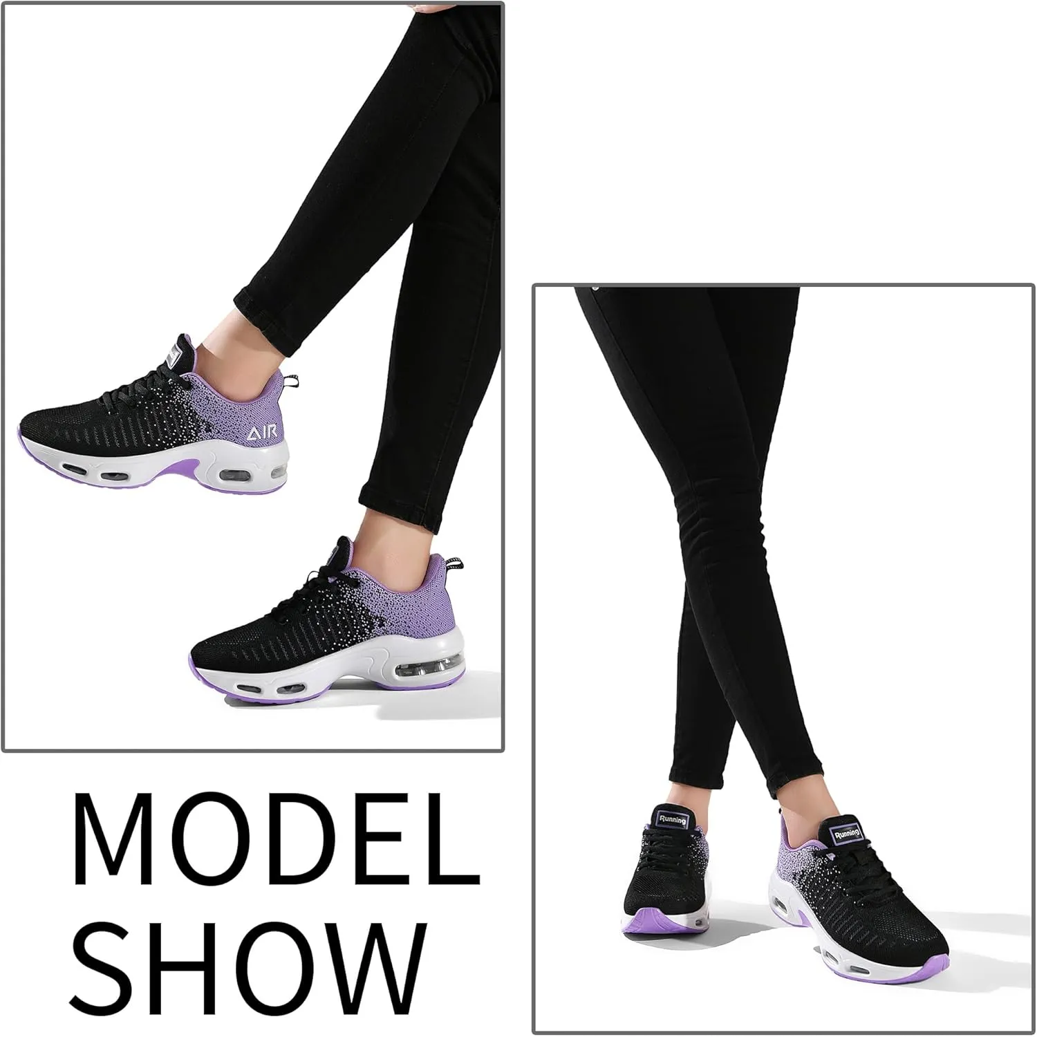 AUPERF Women Air Running Shoes Athletic Tennis Walking Shoes Lightweight Fashion Sneakers for Gym Sport Jogging
