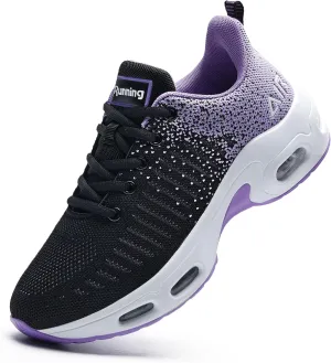 AUPERF Women Air Running Shoes Athletic Tennis Walking Shoes Lightweight Fashion Sneakers for Gym Sport Jogging