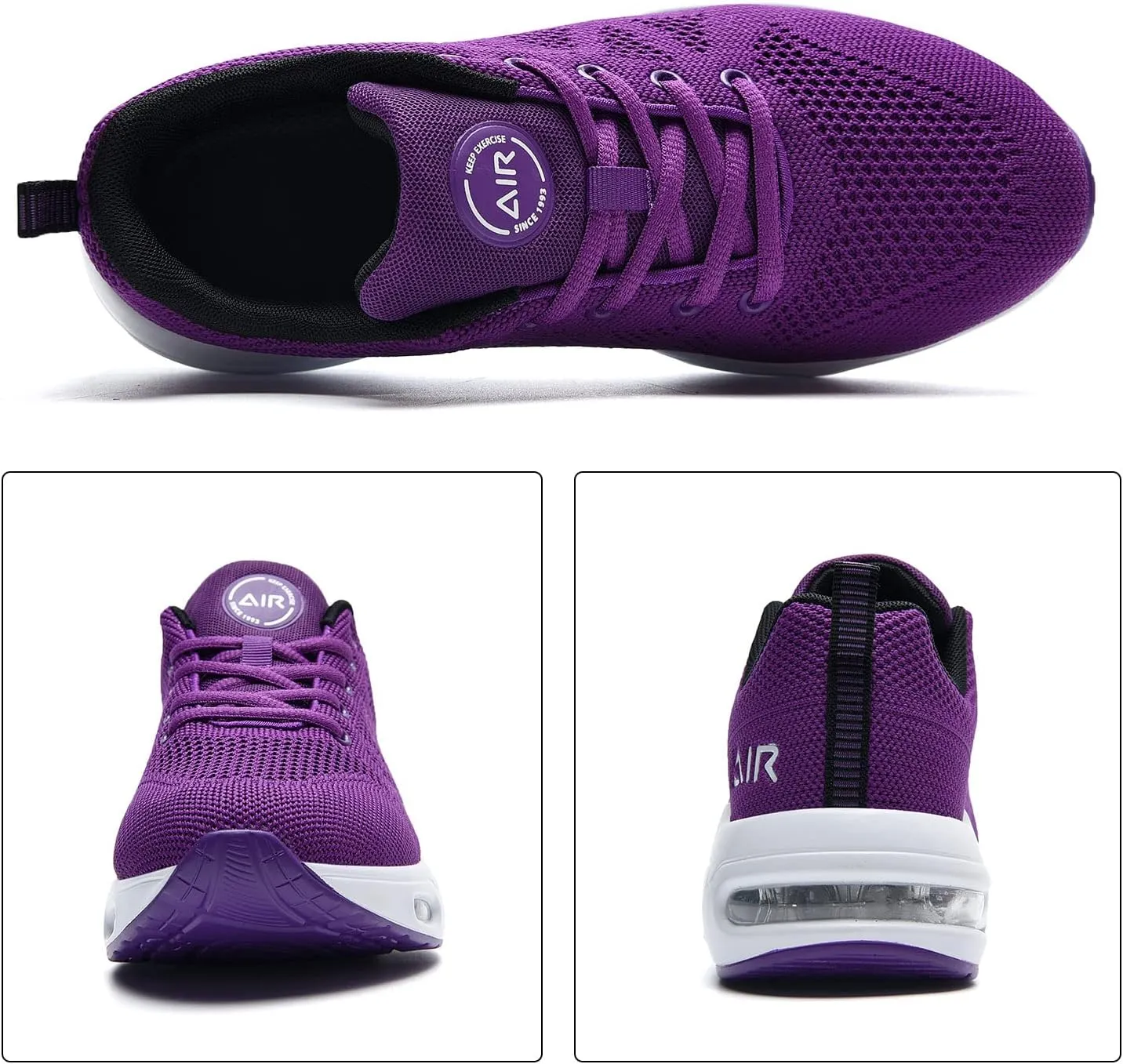 AUPERF Women Air Running Shoes Athletic Tennis Walking Shoes Lightweight Fashion Sneakers for Gym Sport Jogging