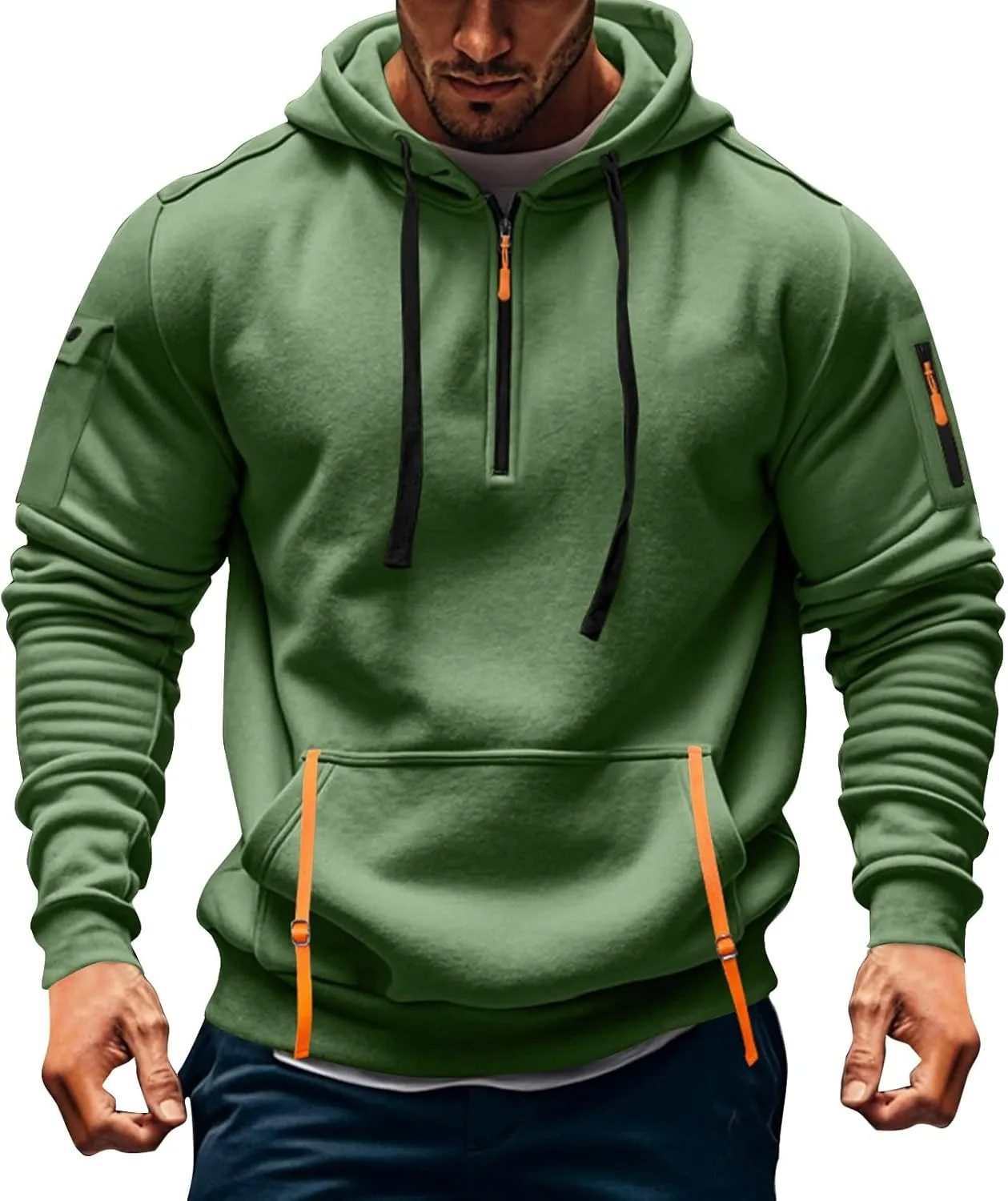 Aztec Hoodie Men Oversized Long Sleeve Tactical Hoodies: Ugly Sweater Vintage Graphic Aztec Sweater Sweatshirts