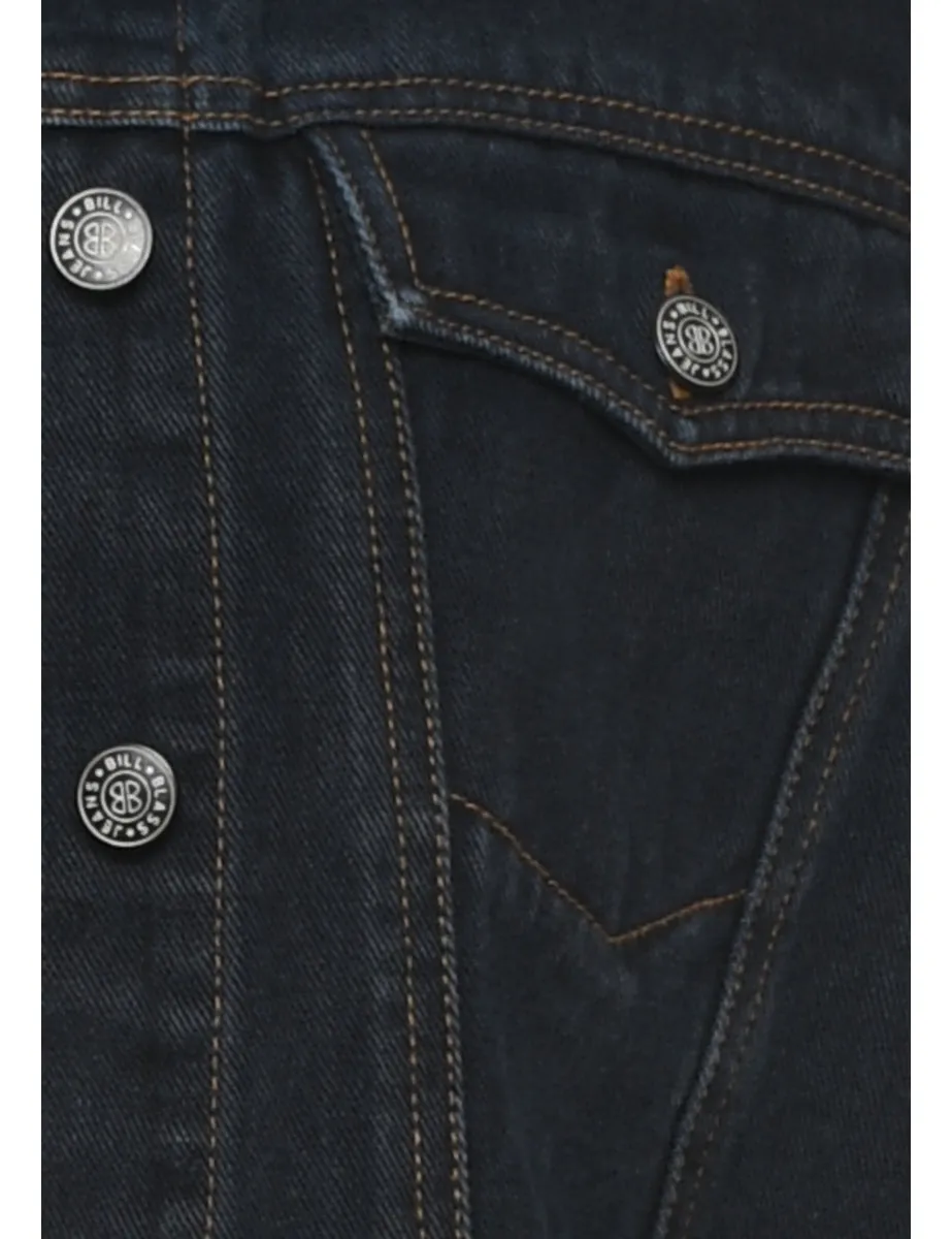 Bill Blass Dark Wash 1990 Denim Jacket - M