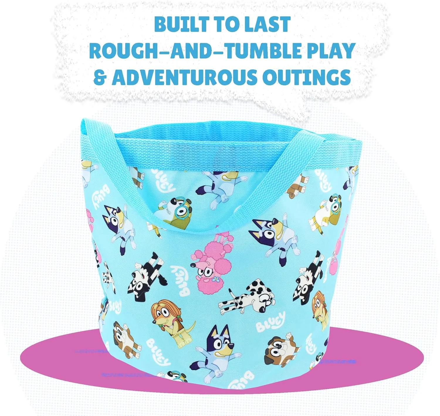 Bluey Party Time Bucket Tote Bag