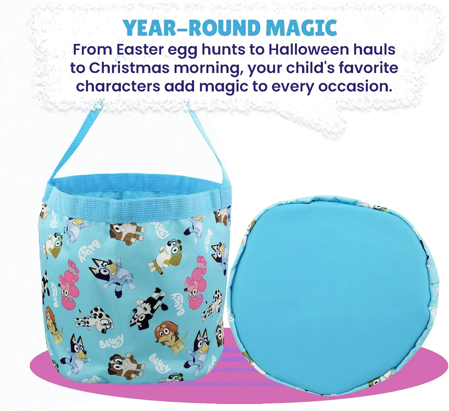 Bluey Party Time Bucket Tote Bag