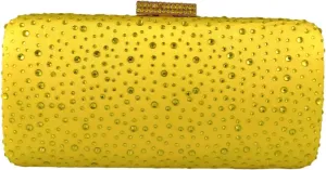 Boutique De FGG Elegant Women Crystal Clutch Purse Formal Evening Bags Wedding Handbags Cocktail Rhinestone Clutch Purse,Mini