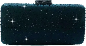 Boutique De FGG Elegant Women Crystal Clutch Purse Formal Evening Bags Wedding Handbags Cocktail Rhinestone Clutch Purse,Mini