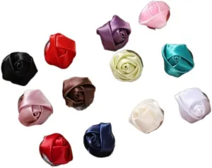 Brooch Children Pin Stylish Lapel Pin Brooch Fabric Rose Flower Brooch Pin Suitable for Fashion Outfits