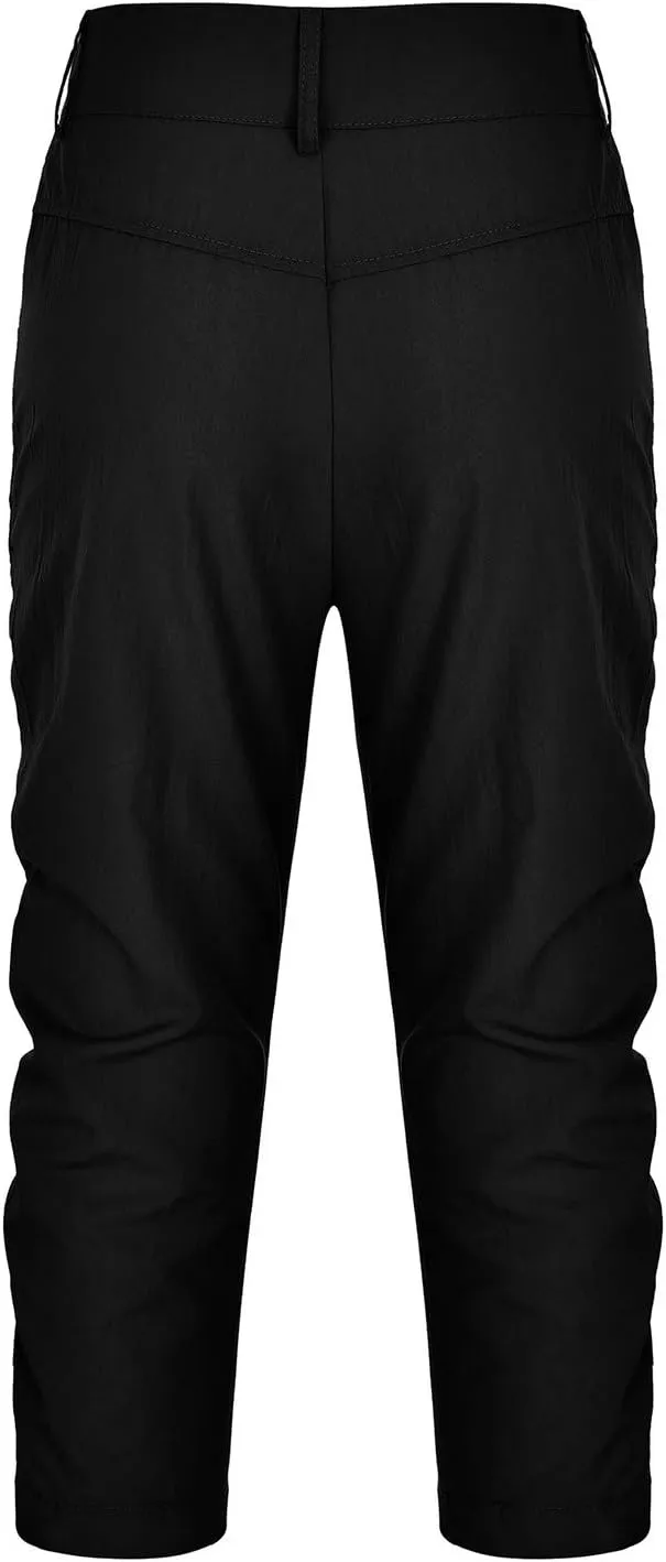 Cargo Joggers Women's Relaxed Fit Stretch Cargo Straight Pant Casual High Waist Military Outdoor Trousers Sweatpants