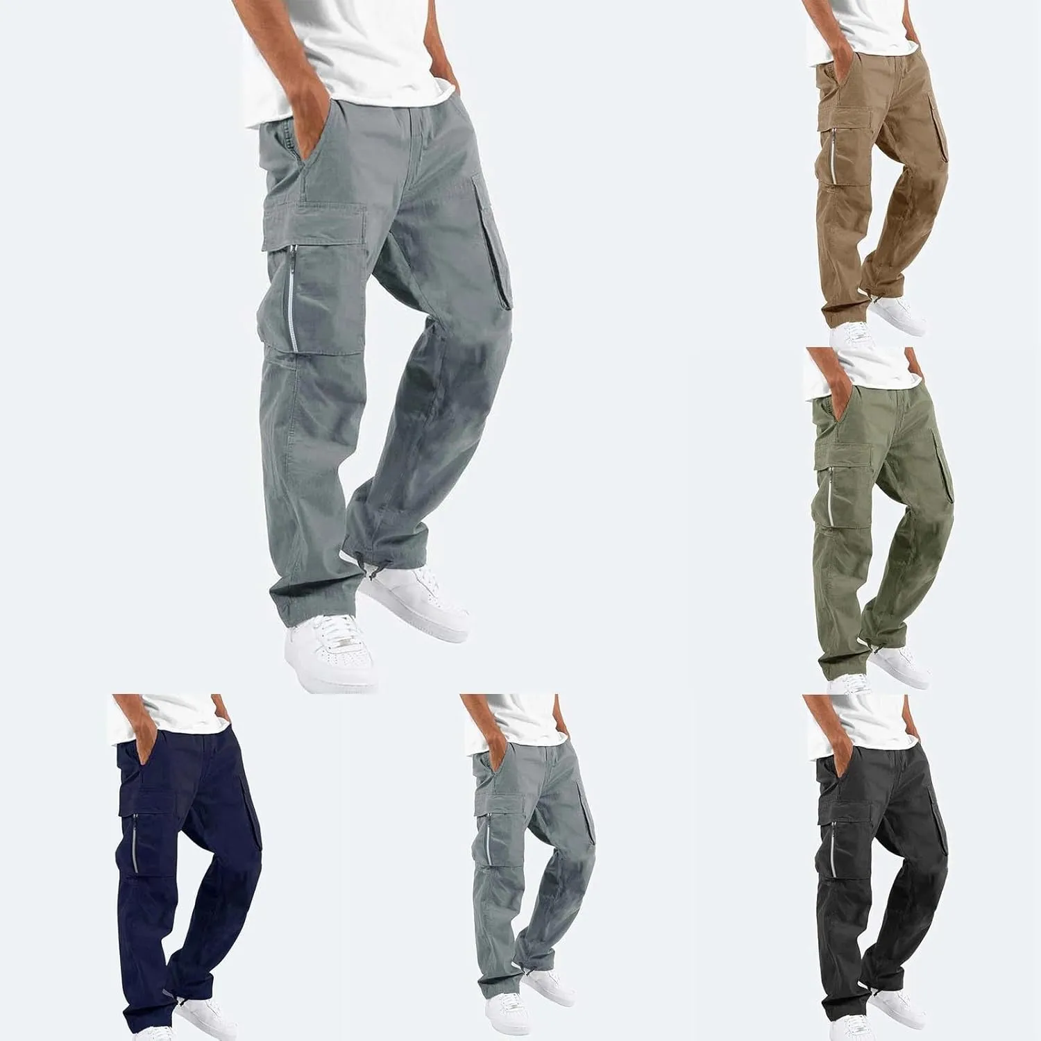 Cargo Pants for Men Relaxed Fit Mens Cargo Pants Hiking Ripstop Cargo Pants Relaxed Fit Cargo Pant Big and Tall Pants