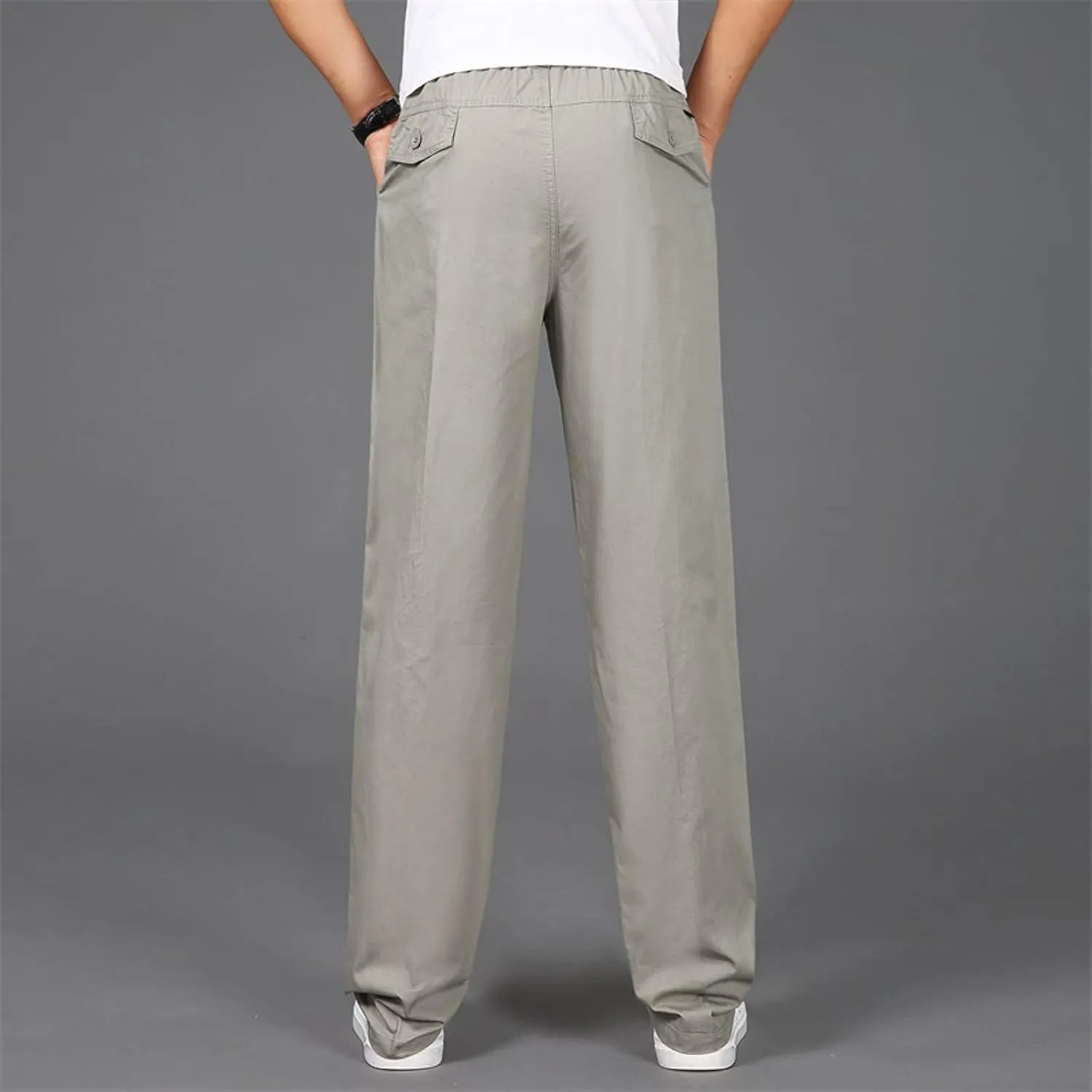 Cargo Pants for Men,Mens Relaxed Fit Outdoor Cargo Pants Casual Drawstring Athletic Jogger Sports Trousers
