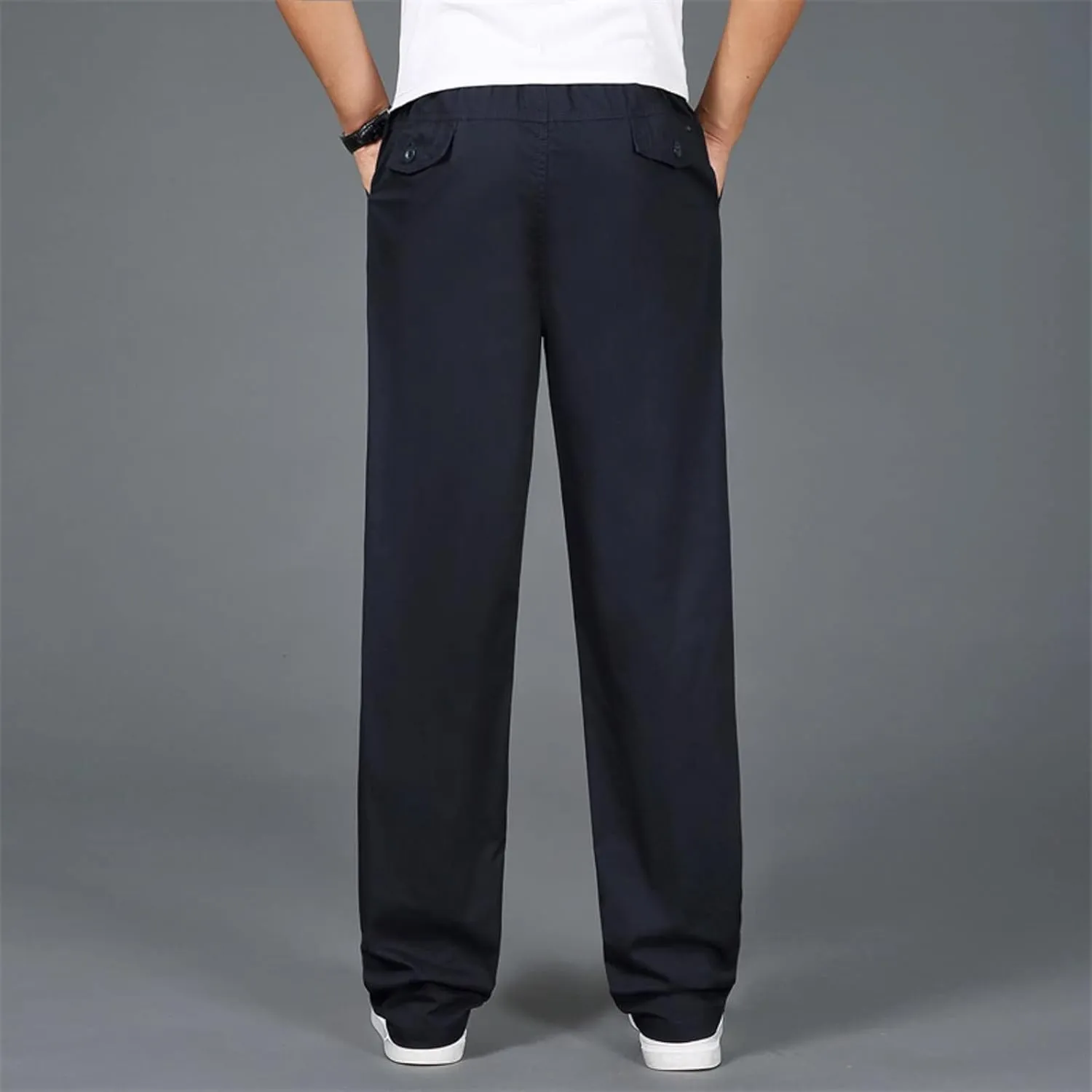 Cargo Pants for Men,Mens Relaxed Fit Outdoor Cargo Pants Casual Drawstring Athletic Jogger Sports Trousers