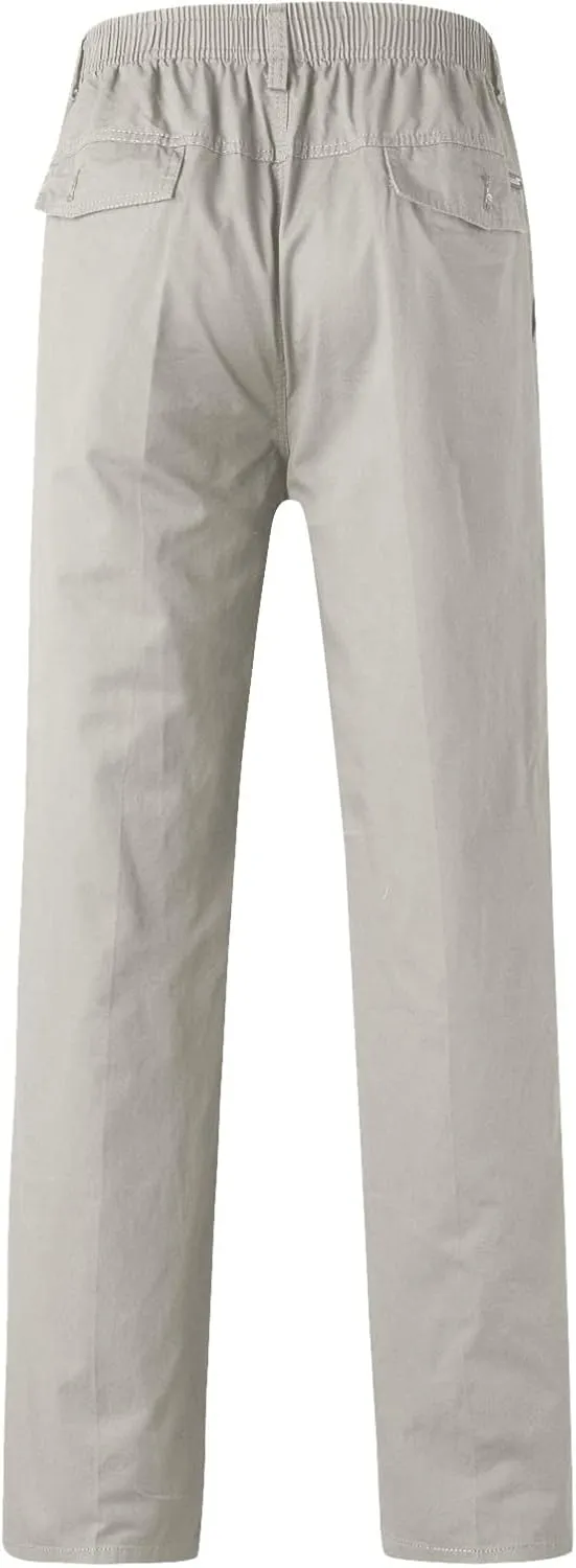 Cargo Pants for Men,Mens Relaxed Fit Outdoor Cargo Pants Casual Drawstring Athletic Jogger Sports Trousers