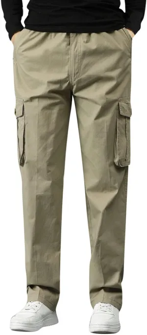 Cargo Sweatpants for Men Big and Tall Relaxed Fit Straight Leg Cargo Pant Men's Relaxed Fit Stretch Cargo Pant Men's