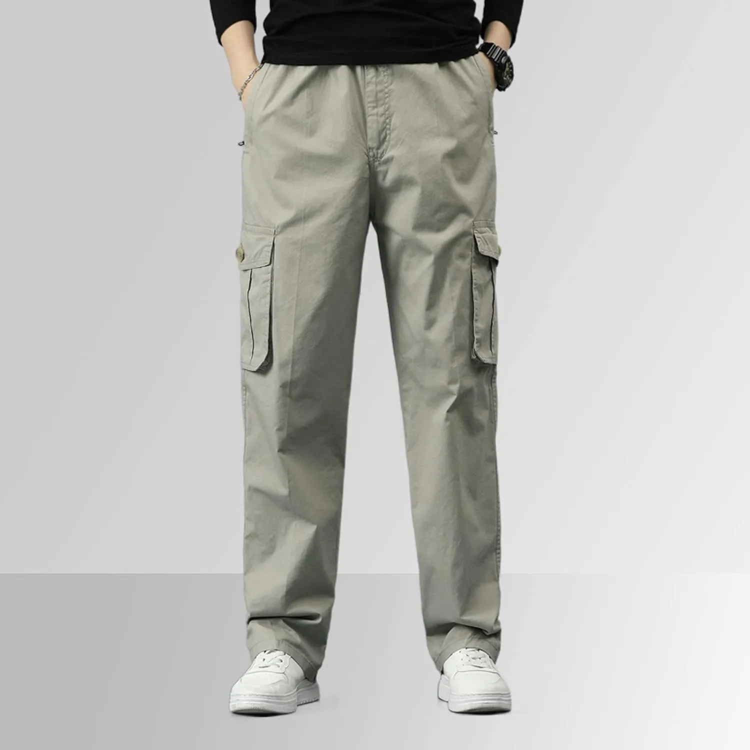 Cargo Sweatpants for Men Big and Tall Relaxed Fit Straight Leg Cargo Pant Men's Relaxed Fit Stretch Cargo Pant Men's