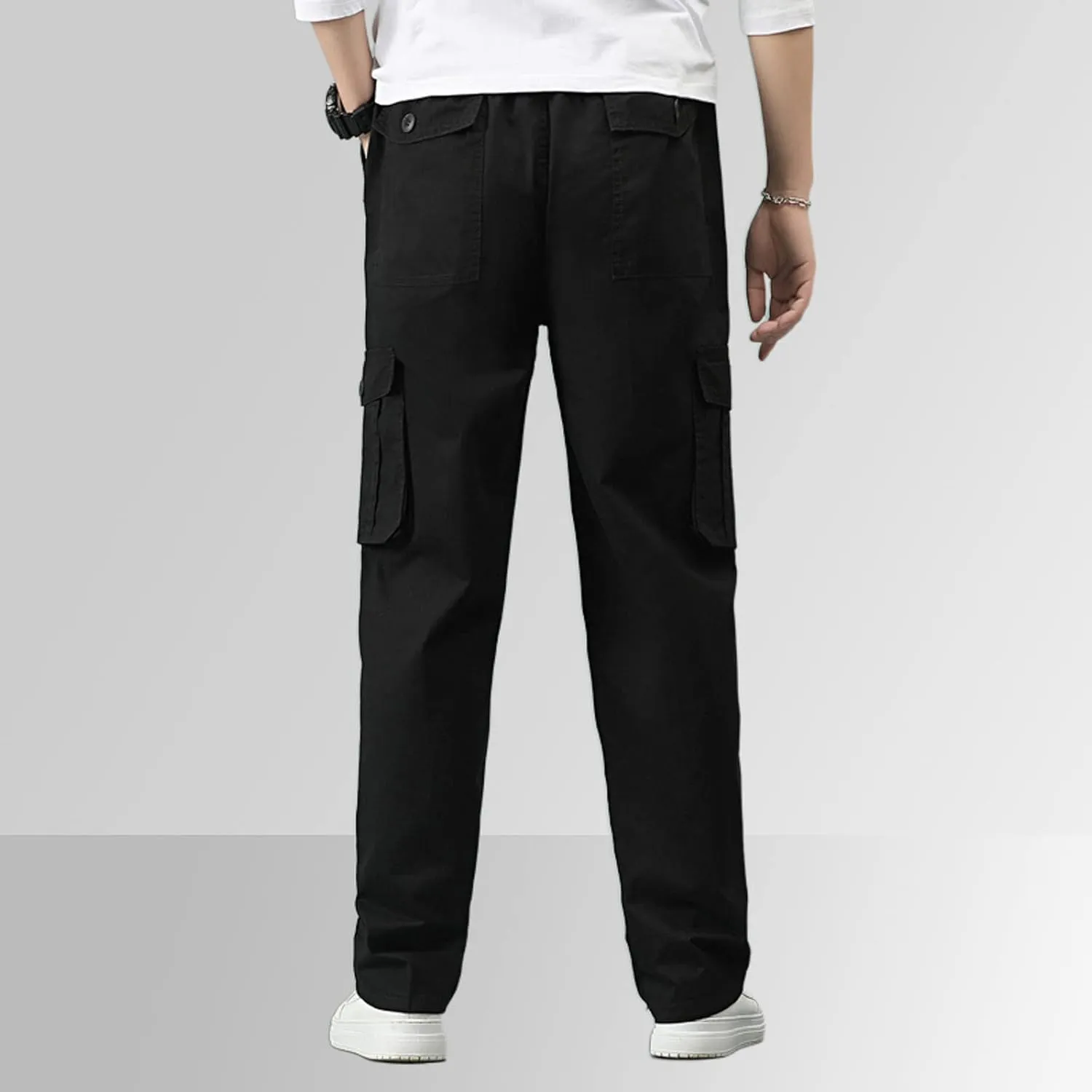 Cargo Sweatpants for Men Big and Tall Relaxed Fit Straight Leg Cargo Pant Men's Relaxed Fit Stretch Cargo Pant Men's