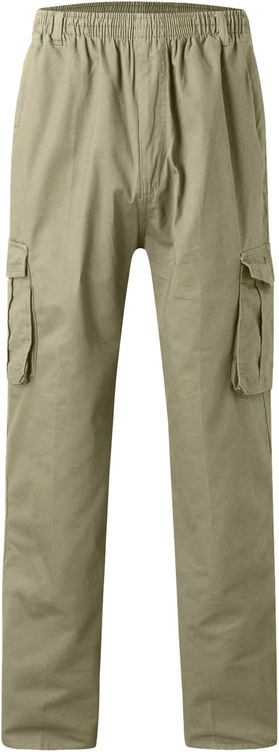 Cargo Sweatpants for Men Big and Tall Relaxed Fit Straight Leg Cargo Pant Men's Relaxed Fit Stretch Cargo Pant Men's