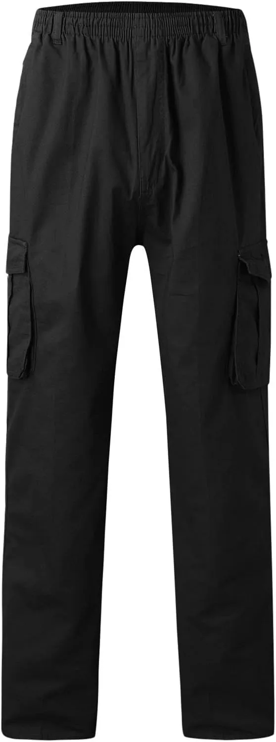 Cargo Sweatpants for Men Big and Tall Relaxed Fit Straight Leg Cargo Pant Men's Relaxed Fit Stretch Cargo Pant Men's
