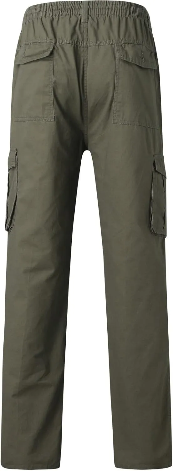 Cargo Sweatpants for Men Big and Tall Relaxed Fit Straight Leg Cargo Pant Men's Relaxed Fit Stretch Cargo Pant Men's