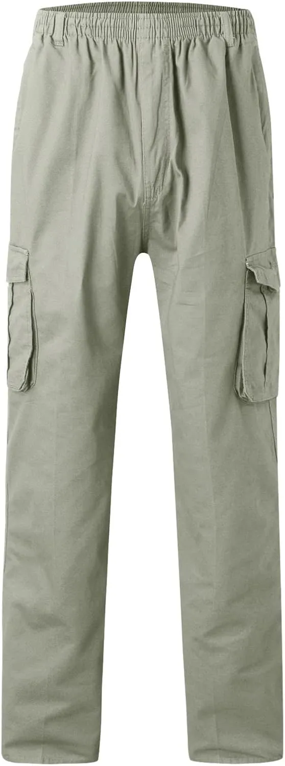 Cargo Sweatpants for Men Big and Tall Relaxed Fit Straight Leg Cargo Pant Men's Relaxed Fit Stretch Cargo Pant Men's