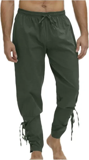 Casual Pants for Mens Linen Pants Summer Beach Pants Drawstring Yoga Pants Loose Fit Elastic Waist Pants