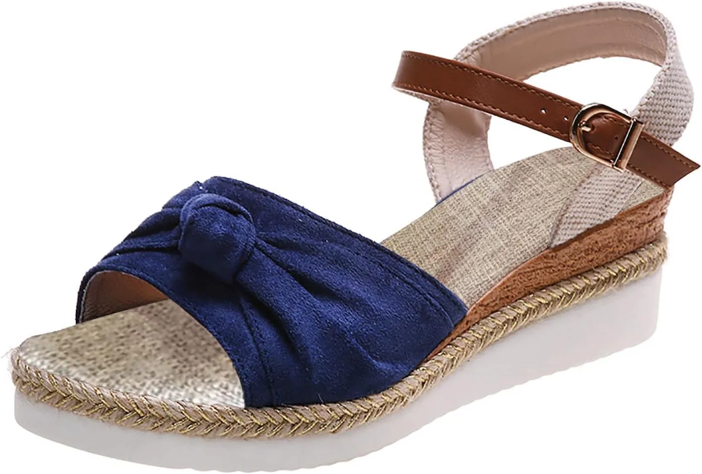 Cathalem Summer Sandals for Women 2024 Open Toe Sandals Walking Slippers with Arch Support Wedge Sandals Summer Dressy