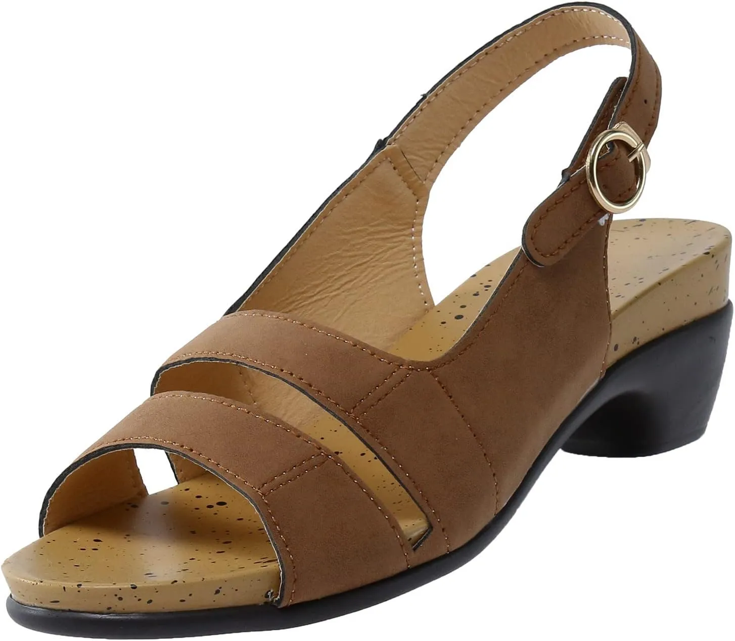 Cathalem Wedge Sandals for Women Sandals Women Summer Beach Sandals Black Sandals Flat Slippers Ring Toe Sandals