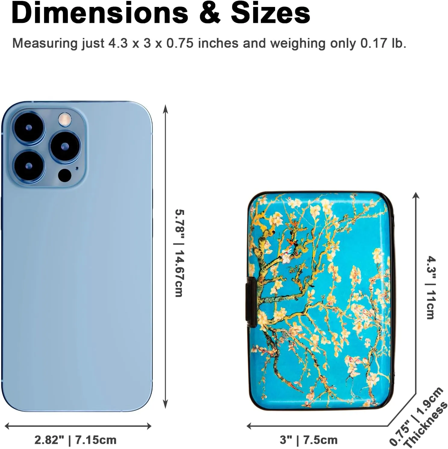 Credit Card Holder Small RFID Blocking Wallet Business Metal Slim Mini Aluminum Hard Case for Women Men