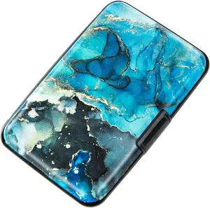 Credit Card Holder Small RFID Blocking Wallet Business Metal Slim Mini Aluminum Hard Case for Women Men