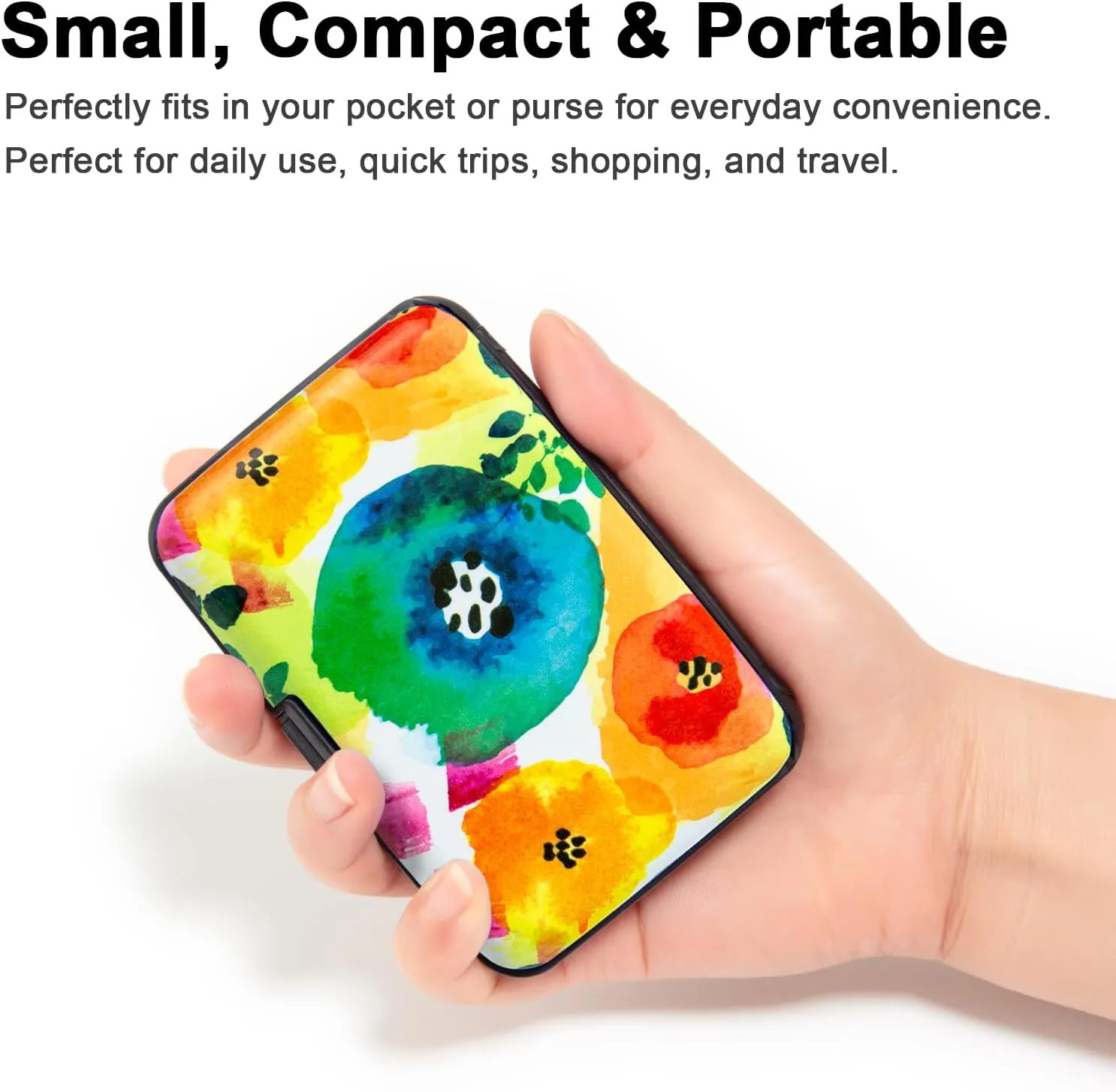 Credit Card Holder Small RFID Blocking Wallet Business Metal Slim Mini Aluminum Hard Case for Women Men