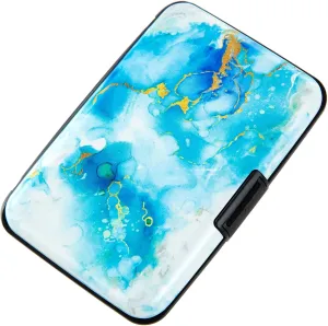 Credit Card Holder Small RFID Blocking Wallet Business Metal Slim Mini Aluminum Hard Case for Women Men