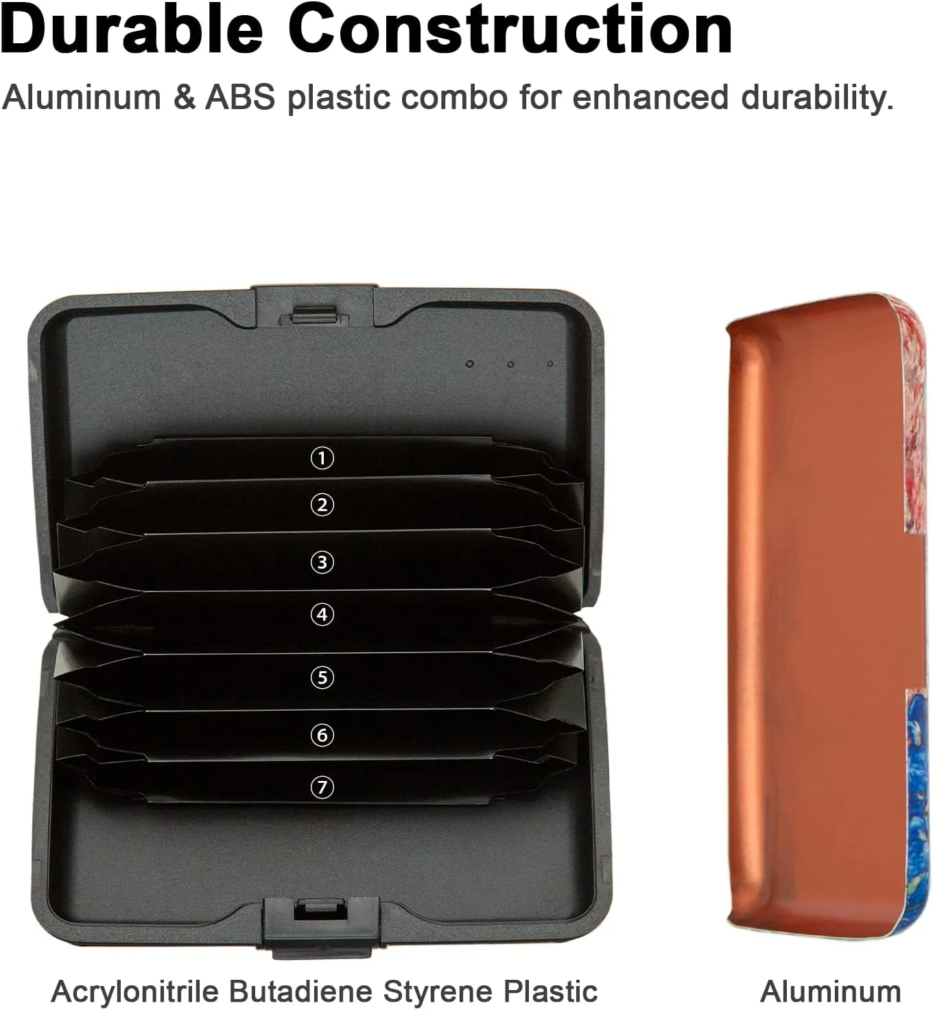 Credit Card Holder Small RFID Blocking Wallet Business Metal Slim Mini Aluminum Hard Case for Women Men