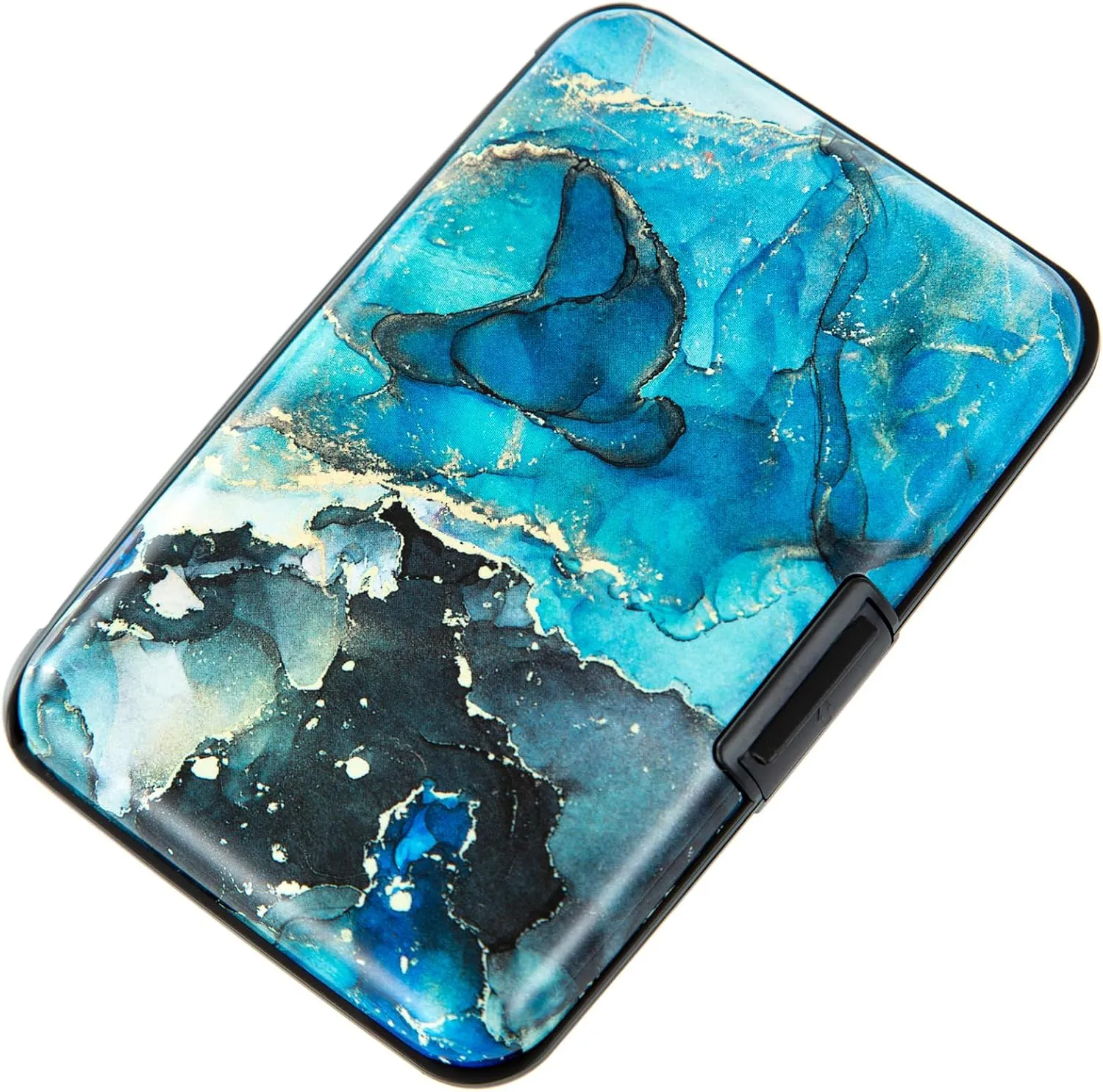 Credit Card Holder Small RFID Blocking Wallet Business Metal Slim Mini Aluminum Hard Case for Women Men