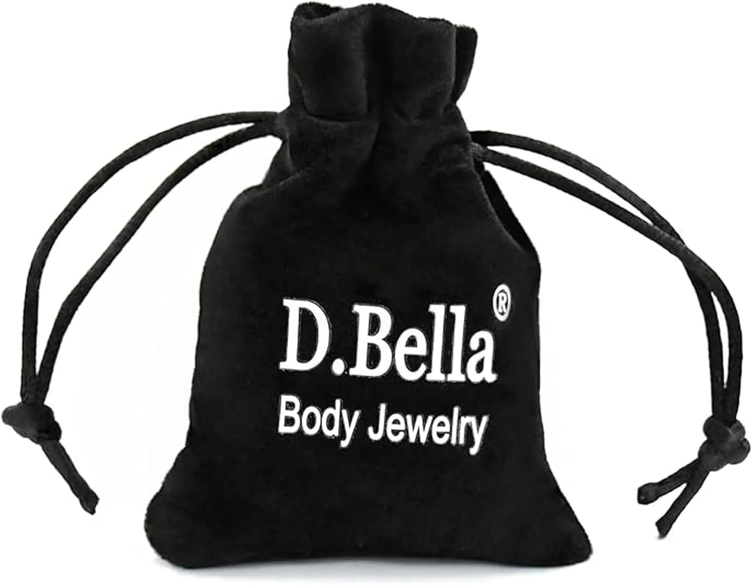 D.Bella 18G Nose Rings for Women Nose Rings Studs Stainless Steel L-Shaped Nose Studs Screw Nose Piercing Jewelry