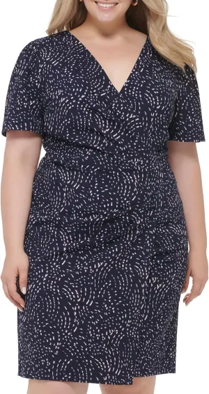 DKNY womens Soft Office and Everyday Fit and Flare Dress