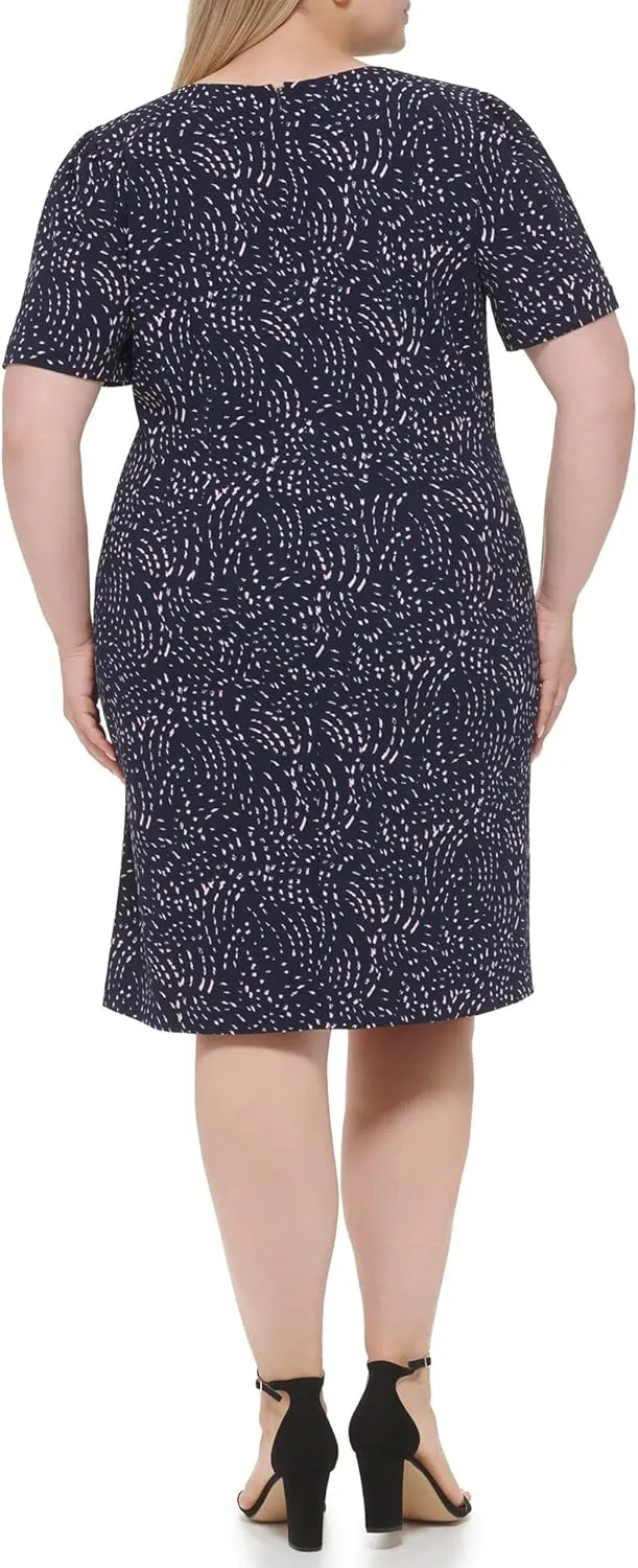 DKNY womens Soft Office and Everyday Fit and Flare Dress