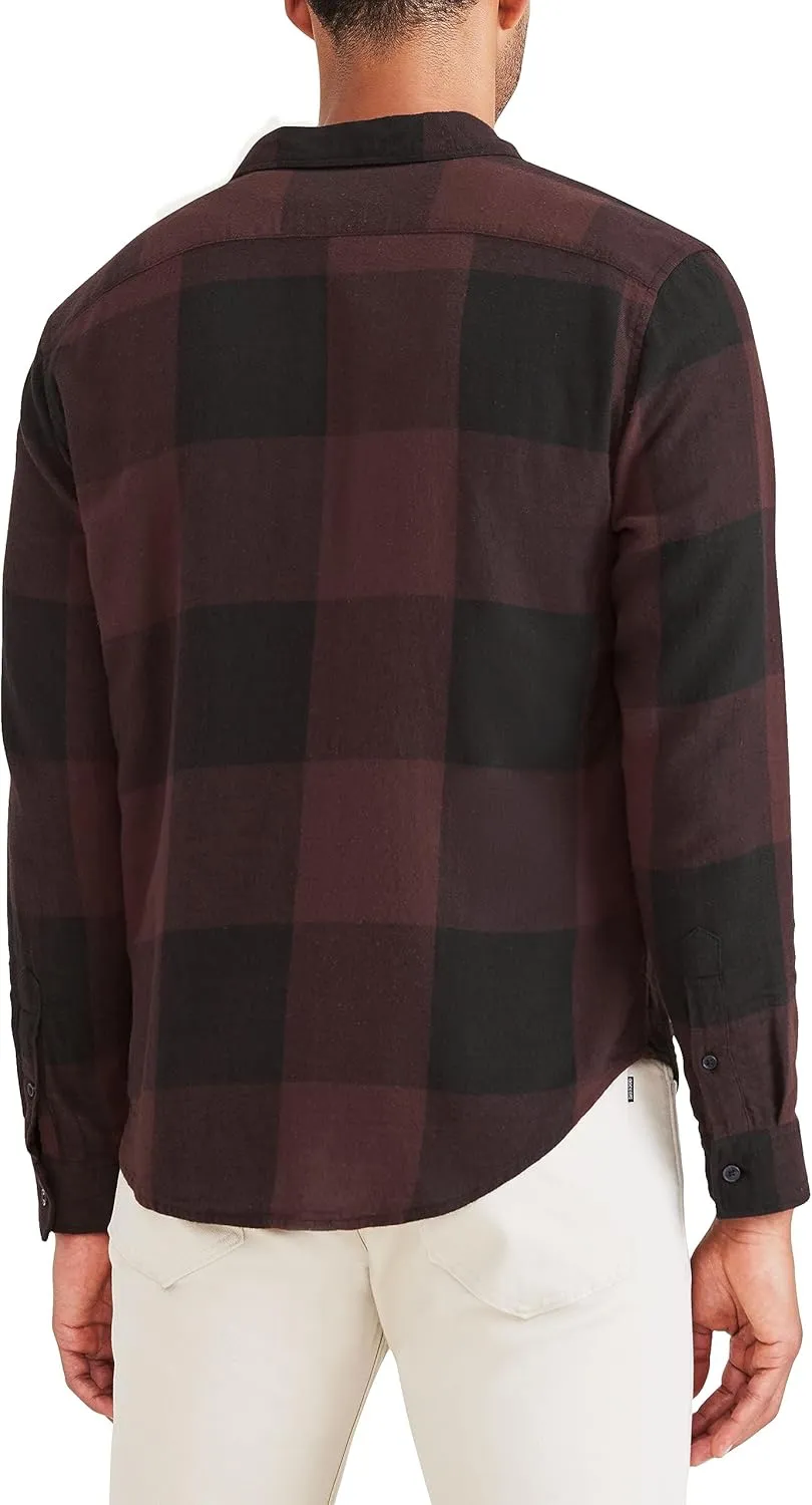 Dockers Men's Regular Fit Long Sleeve Casual Shirt (Regular and Big & Tall)