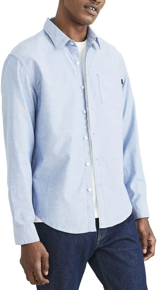 Dockers Men's Regular Fit Long Sleeve Casual Shirt (Regular and Big & Tall)