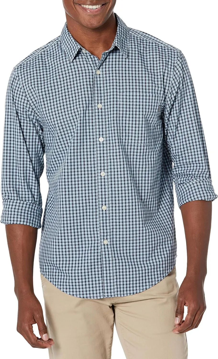 Dockers Men's Regular Fit Long Sleeve Casual Shirt (Regular and Big & Tall)