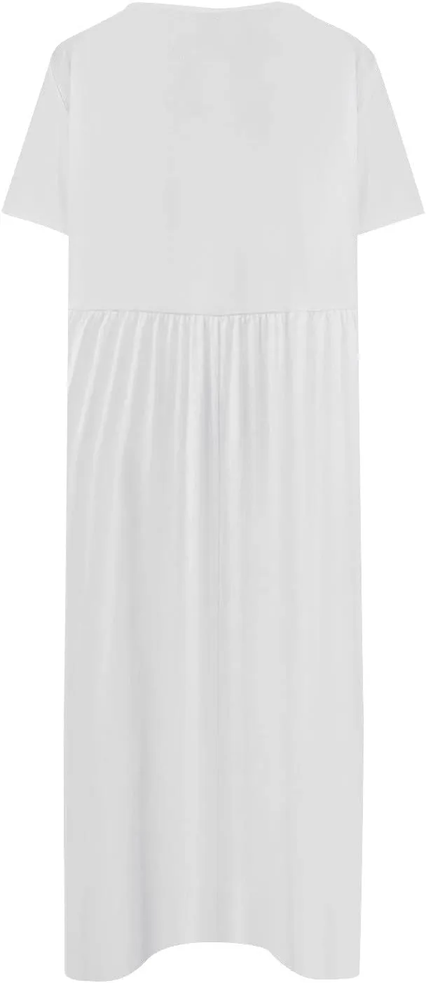 DPKLAD Women's Boho Formal Dresses for Women SummerDresses for Women 2025 Spring Dresses with Pockets